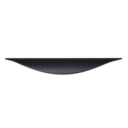 Crown 6-3/4" Waterfall Cabinet Pull with 3-3/4" Center to Center Matte Black Finish CHP80846BK